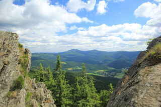 Vrcholy Velkého a Malého Javoru (1456 m n.m. a 1384 m n.m.)