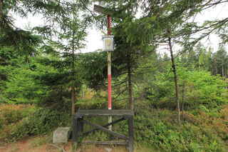 Vrchol hory Javorná (1090 m n.m.)