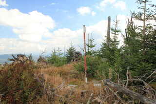 Triangulační bod vrcholu Ždánidla (1308,5 m n.m.)