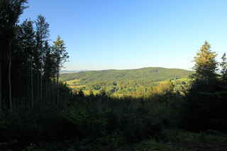 Pohled na Želivský vrch (770 m n.m.)