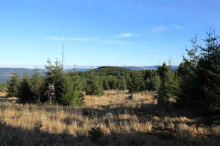 Pohled na SV vrchol Polomu (1229 m n.m.)