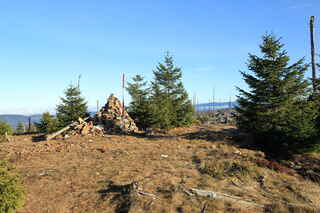 Vrchol hory Polom (1295 m n.m.)