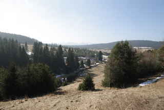 Pohled do údolí Křemelné (vzadu Královský hvozd)