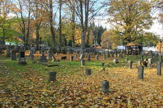 Torzo bývalého hřbitova německých obyvatel farnosti Prášily