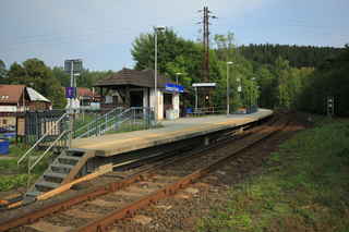 Železniční zastávka Železná Ruda - centrum